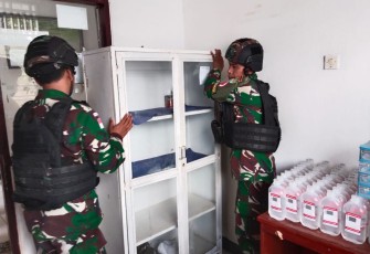 Bersihkan prasarana puskesmas di perbatasan 