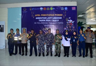 Apel Penutupan Posko Angkutan Laut Lebaran Tahun 2024