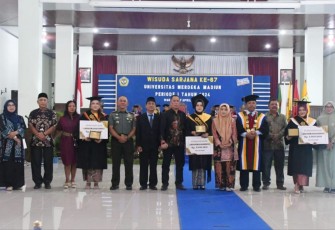 Danrem 081/DSJ Kolonel Inf H. Sugiyono Hadiri Wisuda Sarjana Ke-67 Unmer Madiun