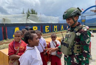 Cita-cita saya jadi tentara bapak Danpos 