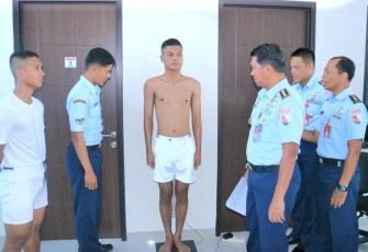 Komandan Lanud RSA Natuna Hadiri Sidang Pantukhir Calon Bintara TNI AU 