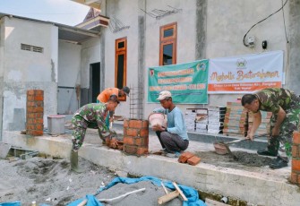 Karya bakti renovasi musala di wilayah desa binaan 