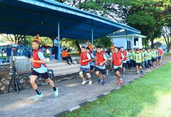 Test samapta dan UKP prajurit lanud Sultan Hasanuddin 