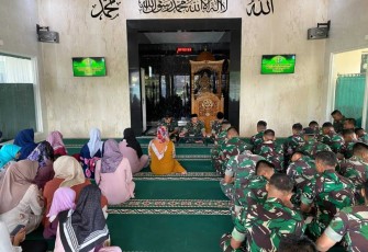 Doa bersama prajurit Menarmed 2 Kostrad 