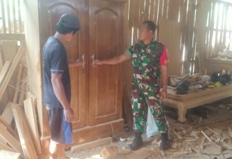 Pendampingan pengrajin furniture di wilayah desa binaan 