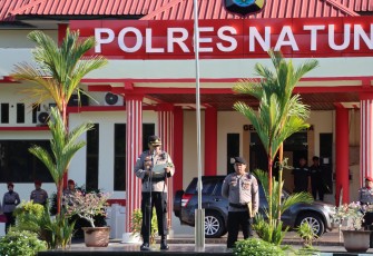 Kapolres Natuna Memimpin Upacara Kebangkitan Nasional ke-116