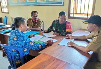 Pengecekan data persawahan dengan aparat desa wilayah binaan