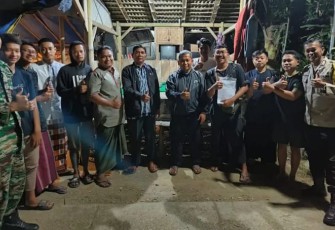 Siskamling warga wilayah desa binaan 