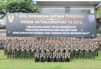 Apel Dansat Tersebar Kodam XII/Tpr TA 2024