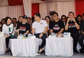 Dirjen PAUD Dikdasmen, Iwan Syahril saat berada di Manado