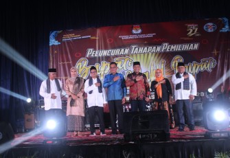 Ribuan Warga Saksikan Peluncuran Tahapan Pemilihan Bupati dan Wakil Bupati 