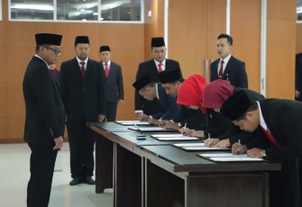 Pelantikan pejabat fungsional dan pengawas Mahkamah Agung 