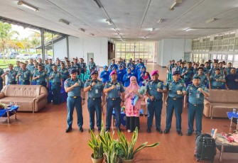 Pembekalan Bintal Fungsi Komando di Lanal Biak