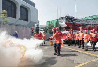 Internasional Fire Fighters Day 2024 di kantor pusat Pertamina Jakarta 