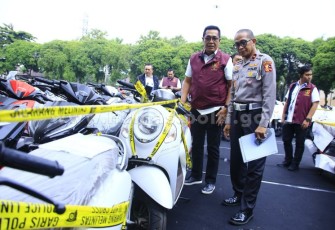 Barang bukti penggelapan kendaraan bermotor 