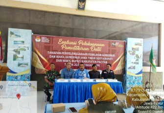 Rapat evaluasi pemutakhiran data di wilayah desa binaan 