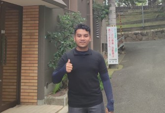 Dokumentasi pribadi Fathurahman saat sela waktu kegiatan magang di Jepang