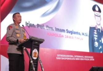 Kapolda Jatim Irjen Pol Imam Sugianto 