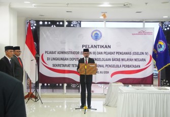 BNPP Resmi Melantik Pejabat Baru Pengelola PLBN di Papua dan Papua Selatan 