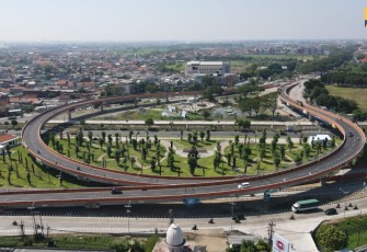 Flyover Djuanda Urai Kemacetan Bundaran Aloha Menuju Bandara Juanda Sidoarjo 