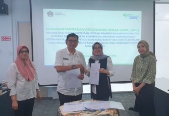 BPJS Ketenagakerjaan Cabang Blitar Sepakat Kerjasama dengan Pemkab Blitar untuk Lindungi Jaminan Sosial Ketenagakerjaan Bagi Petani Tembakau di Kabupaten Blitar