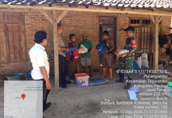 Bantuan korban kebakaran rumah warga binaan