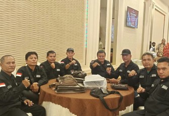 Wartawan Unit Kemenkumham menghadiri kegiatan di Medan.
