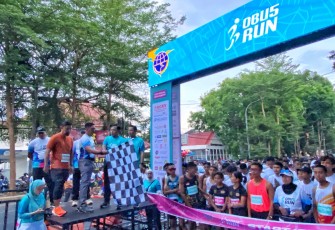 Danlanud Sultan Hasanuddin Melepas Peserta Lomba OBU 5 RUN 2024