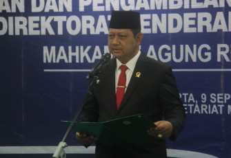 Dirjen Badan Peradilan Umum Bambang Myanto