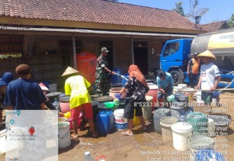 Pendampingan penyaluran air bersih warga desa binaan 