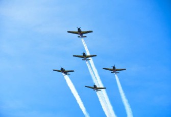 Atraksi Rajawali Laut Flight di BIAS 2024
