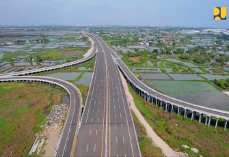 Ilustrasi jalan tol di Indonesia 