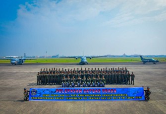Pelepasan kontingen Pesud Puspenerbal 