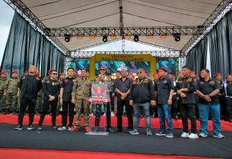 Dipimpin Samsul Tarigan Ketua DPD Sumut GRIB Jaya Kenalkan DPC Medan saat Pelantikan yang Dihadiri Ketua Umum GRIB Jaya Hercules