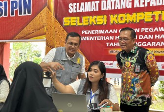 Kapas I Medan Hadiri Pelaksanaan Seleksi SkD CPNS