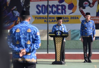 Kalapas Kelas I Medan Pimpin Upacara Hari Sumpah Pemuda Tahun 2024.