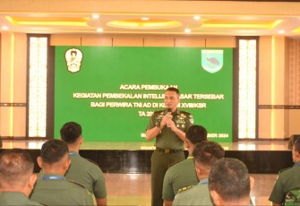 Pembekalan intelejen dasar tersebar Kodam XVIII Kasuari 
