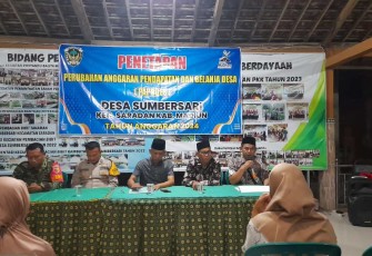 Kegiatan penetapan anggaran dan perubahan belanja desa