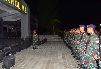 Antisipasi kerusuhan pilkada prajurit Koarmada III Sorong