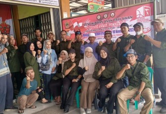 Kegiatan CAPA Trimatra Depok memperingati hari Pahlawan ke-79 di Depok, Minggu (10/11)