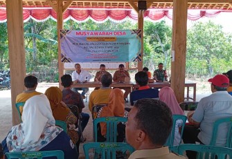 Musdes penetapan PAPBDesa di wilayah binaan