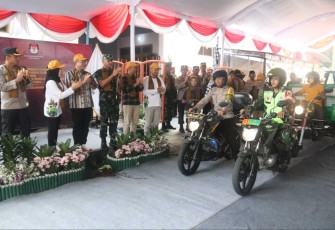 Pelepasan distribusi logistik Pilkada wilayah Kabupaten Madiun