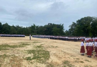 Peringatan hari guru nasional di perbatasan 