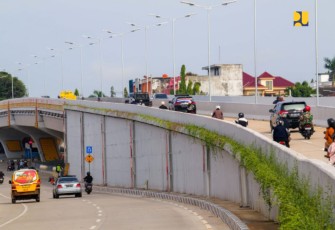 Flyover Sekip Ujung Kota Palembang 