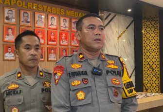 Kompol Pardamean Hutahaean Sampaikan Titik Penyekatan Jalan Jelang Malam Pergantian Tahun di Medan.