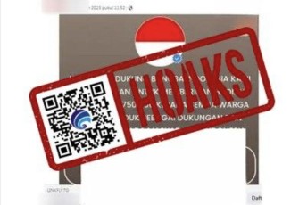 Ilustrasi konten hoaks