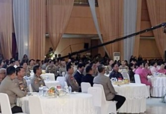 Perayaan Natal tahun 2023 di Mabes Polri, Kamis (11/1)