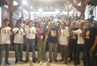 Relawan Gema Prabowo Nusantara (RGPN) Kota Solo, Senin (29/1)