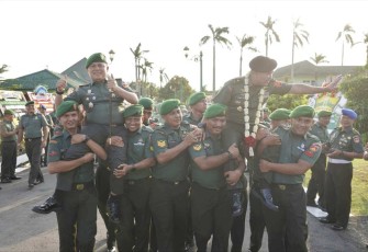 Lepas sambut Danrem 071 Wijayakusuma 