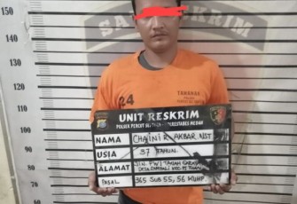 Pelaku Pencurian dan Pengancaman di Cafe Anugrah 